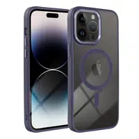 Zadní kryt COLOR EDGE MAG COVER case compatible with MagSafe pro Apple iPhone 11 Pro Max, fialová