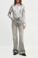 Džíny Sisley dámské, high waist, 4YRZLE03W