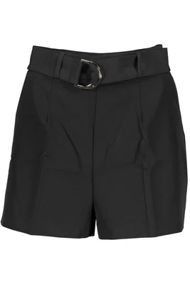 GUESS JEANS WOMEN'S BLACK SHORT TROUSERS