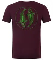 Korda tričko mandala tee burgundy - xxl