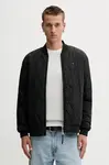 Bomber bunda Tommy Jeans černá barva, přechodná, DM0DM21685