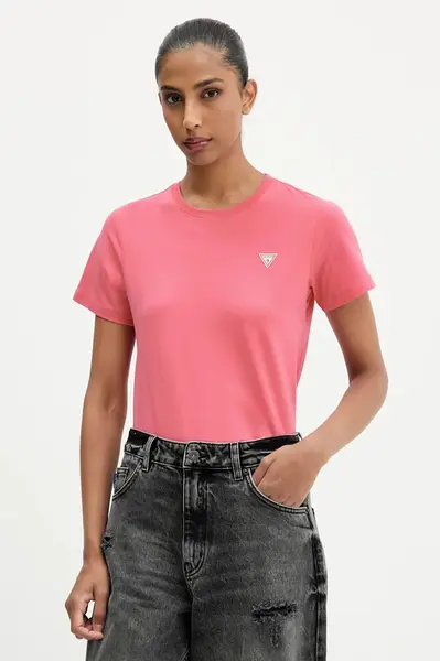 Tričko Guess Jeans dámské, fialová barva, W4YI10 J1314