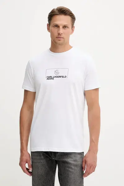 Bavlněné tričko Karl Lagerfeld Jeans
