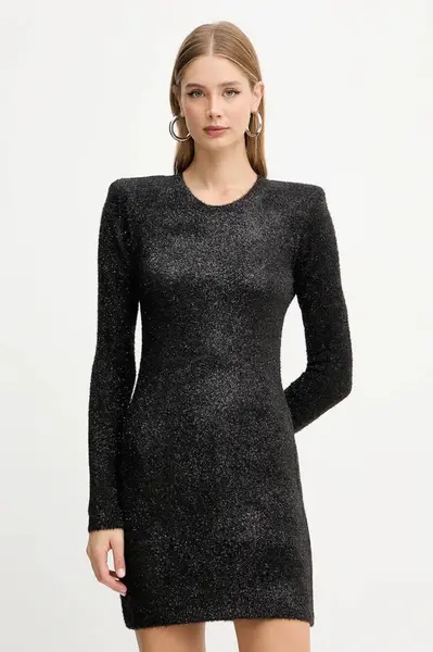 Šaty Liu Jo černá barva, mini, přiléhavé, MF5236 MA10R