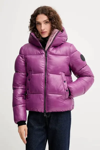 Bunda Save The Duck BIDDY fialová barva, zimní, D31989W.LOVE21