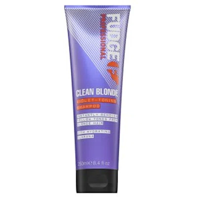 Fudge Professional Clean Blonde Violet-Toning Shampoo tónovací šampon pro blond vlasy 250 ml