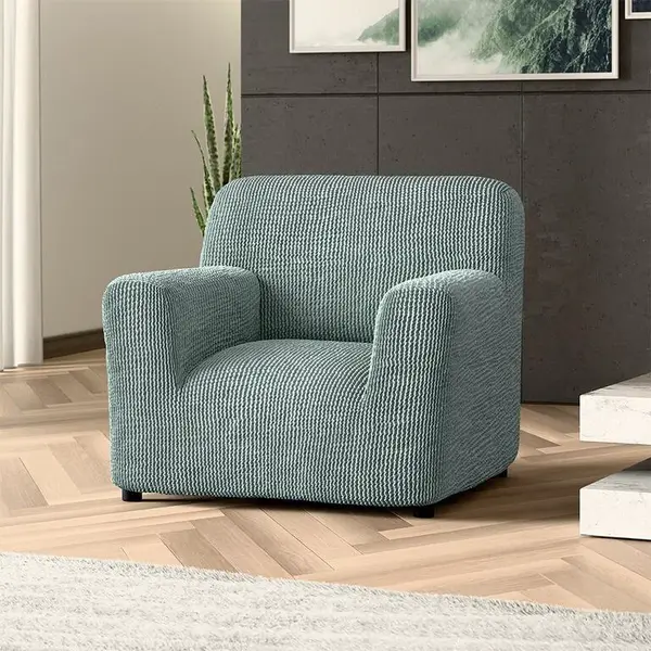 Bielastické potahy COSTINA mátová křeslo (š. 60 - 110 cm)