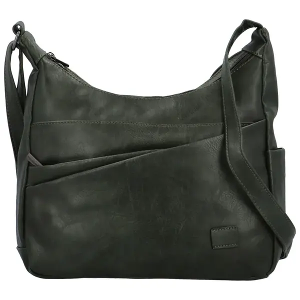 Dámská crossbody kabelka tmavě zelená - Firenze Ricco