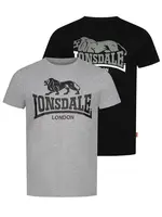 Lonsdale Men's t-shirt regular fit double pack