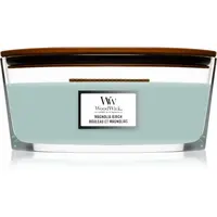 Woodwick Magnolia Birch vonná svíčka s dřevěným knotem (hearthwick) 453,6 g