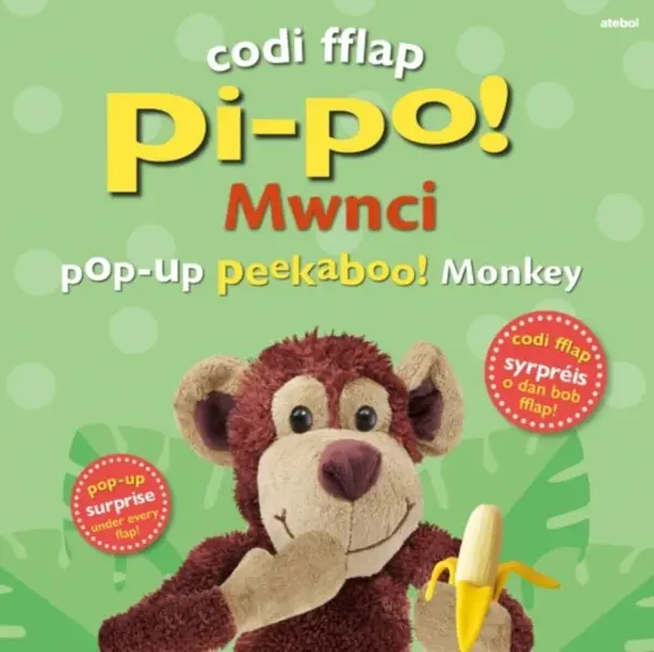 Codi Fflap Pi-po! Mwnci / Pop-up Peekaboo! Monkey - Dawn Sirett