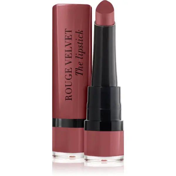 Bourjois Rouge Velvet The Lipstick matná rtěnka odstín 52 Spicy Fig 2.4 g