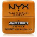 NYX Professional Makeup A Minecraft Movie rozjasňovač odstín Going Gold 8 g