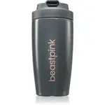 BeastPink Thermo Mug termohrnek s brčkem barva Grey 1 ks