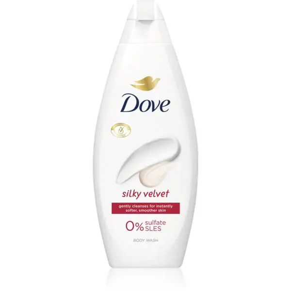 Dove Silky Velvet vyživující sprchový gel 250 ml