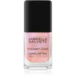Gabriella Salvete Longlasting Enamel dlouhotrvající lak na nehty se třpytkami odstín 75 Sunset Lover 11 ml