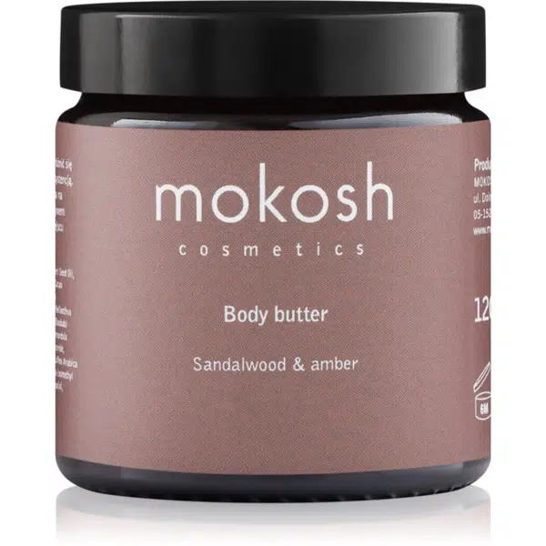Mokosh Sandalwood & Amber vyživující tělové máslo 120 ml