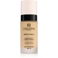 Collistar Impeccabile Long Wear Foundation dlouhotrvající make-up SPF 15 2G Golden Beige 30 ml