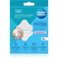 Canpol babies Hydrogel Breast Pads hydrogelové hojící prsní polštářky s lanolinem 8 ks