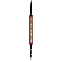 NYX Professional Makeup Blade & Shade tužka na obočí s kartáčkem odstín 02 Blonde g