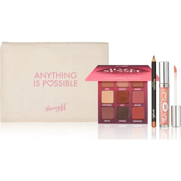 Barry M Bundle Hazy Sunset sada dekorativní kosmetiky