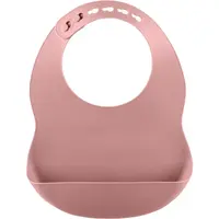 Zopa Silicone Bib Pastel bryndák Old Pink 1 ks