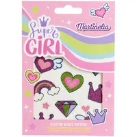 Martinelia Super Girl Glitter Body Tatto tetování pro děti 1 ks