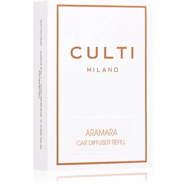 Culti Milano Car Aramara vůně do auta – náhradní náplň 57x35 cm