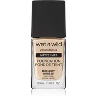 Wet n Wild PhotoFocus matující fluidní make-up odstín Nude Ivory 30 ml