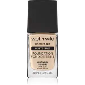 Wet n Wild PhotoFocus matující fluidní make-up odstín Nude Ivory 30 ml