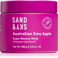 Sand & Sky Australian Emu Apple Super Bounce Mask hydratační a rozjasňující maska na obličej 100 g
