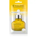 Eveline Cosmetics Face Therapy Vitamin C krémová maska pro rozjasnění pleti 8 ml
