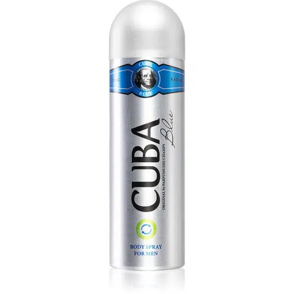 Cuba Blue deodorant a tělový sprej pro muže 200 ml