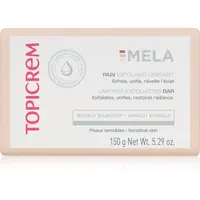 Topicrem MELA Unifying Exfoliating Bar čisticí mýdlo s exfoliačním účinkem na obličej a tělo 150 g