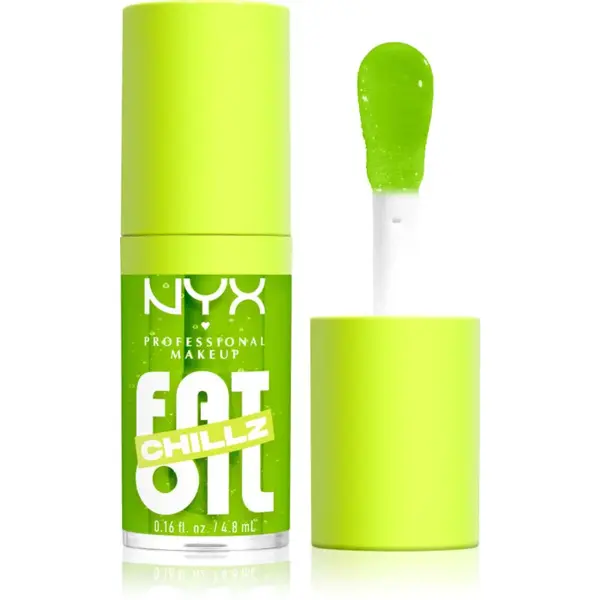 NYX Professional Makeup Fat Oil Chillz olej na rty s chladivým účinkem odstín 4.8 ml