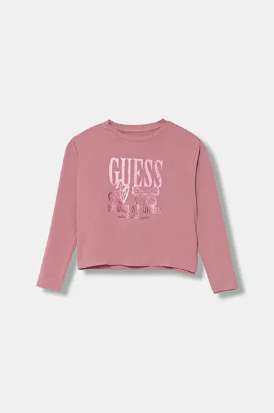 Guess Detské tričko s dlhým rukávom Guess
