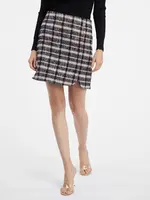 Čierna dámska kockovaná sukňa ORSAY