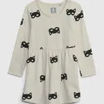 Béžové dievčenské vzorované šaty GAP