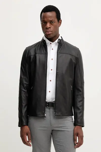 Kožená bunda Michael Kors