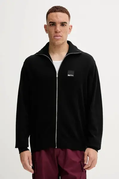 Kardigán s prímesou vlny Karl Lagerfeld Jeans