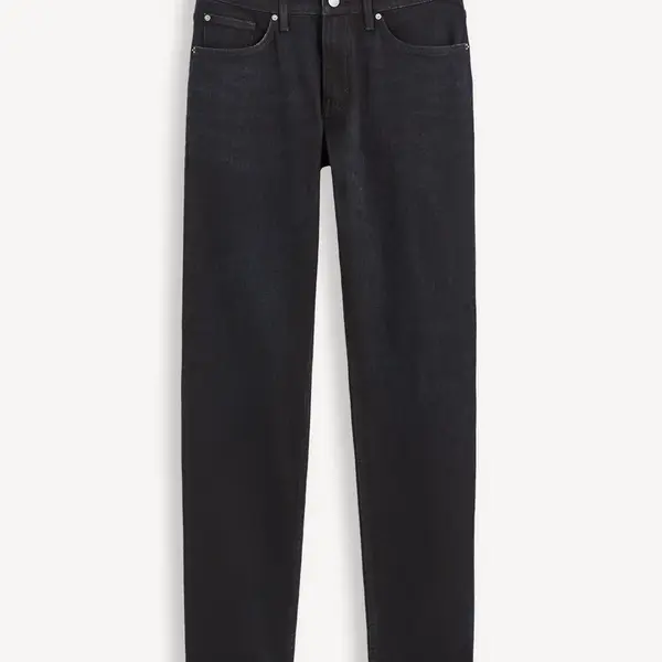 Čierne pánske straight fit džínsy Celio Fobody15