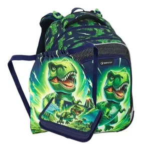 Malý školský set Bagmaster LUMI 25 C Set S Dinosaur