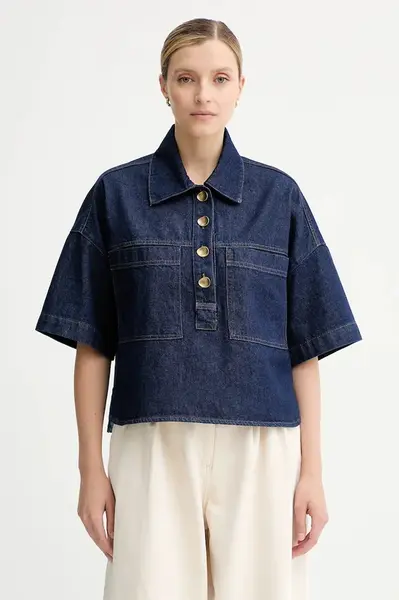 Riflová blúzka Sessun