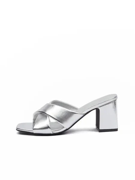 Orsay Silver women's heeled slippers - Women's