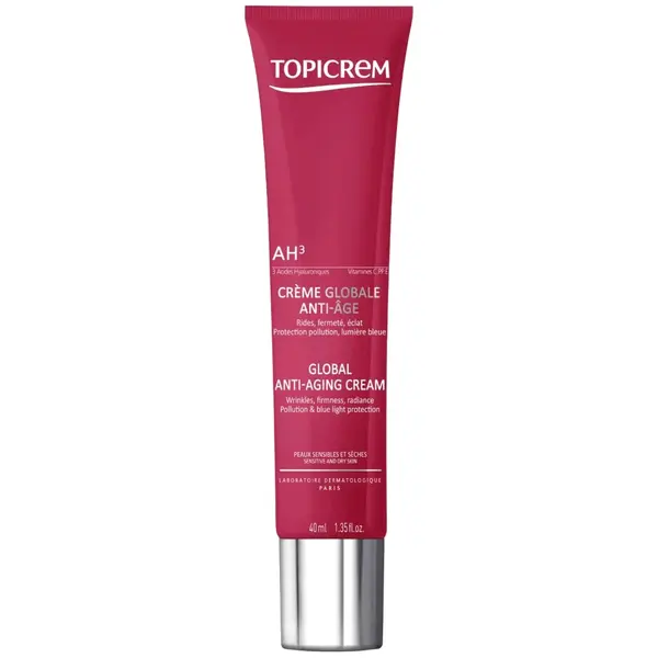 Topicrem Pleťový krém proti vráskám AH3 (Global Anti-Aging Cream) 40 ml