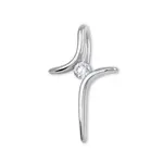Soliter Originální křížek z bílého zlata 246 001 00460 07