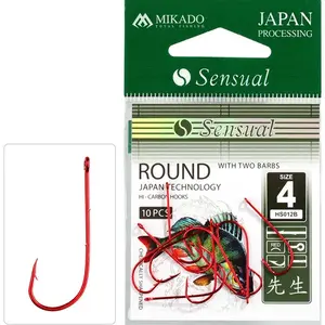 Mikado háčky sensual round s protihroty red - 2