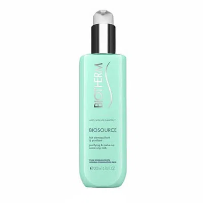 Biotherm Čisticí pleťové mléko pro normální až smíšenou pleť Biosource (Purifying & Make-Up Removing Milk) 400 ml