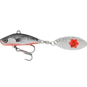 Savage gear 3d sticklebait tailspin sinking black red - 7,3 cm 13 g