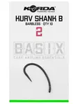 Korda háčky basix kurv shank barbless - 2